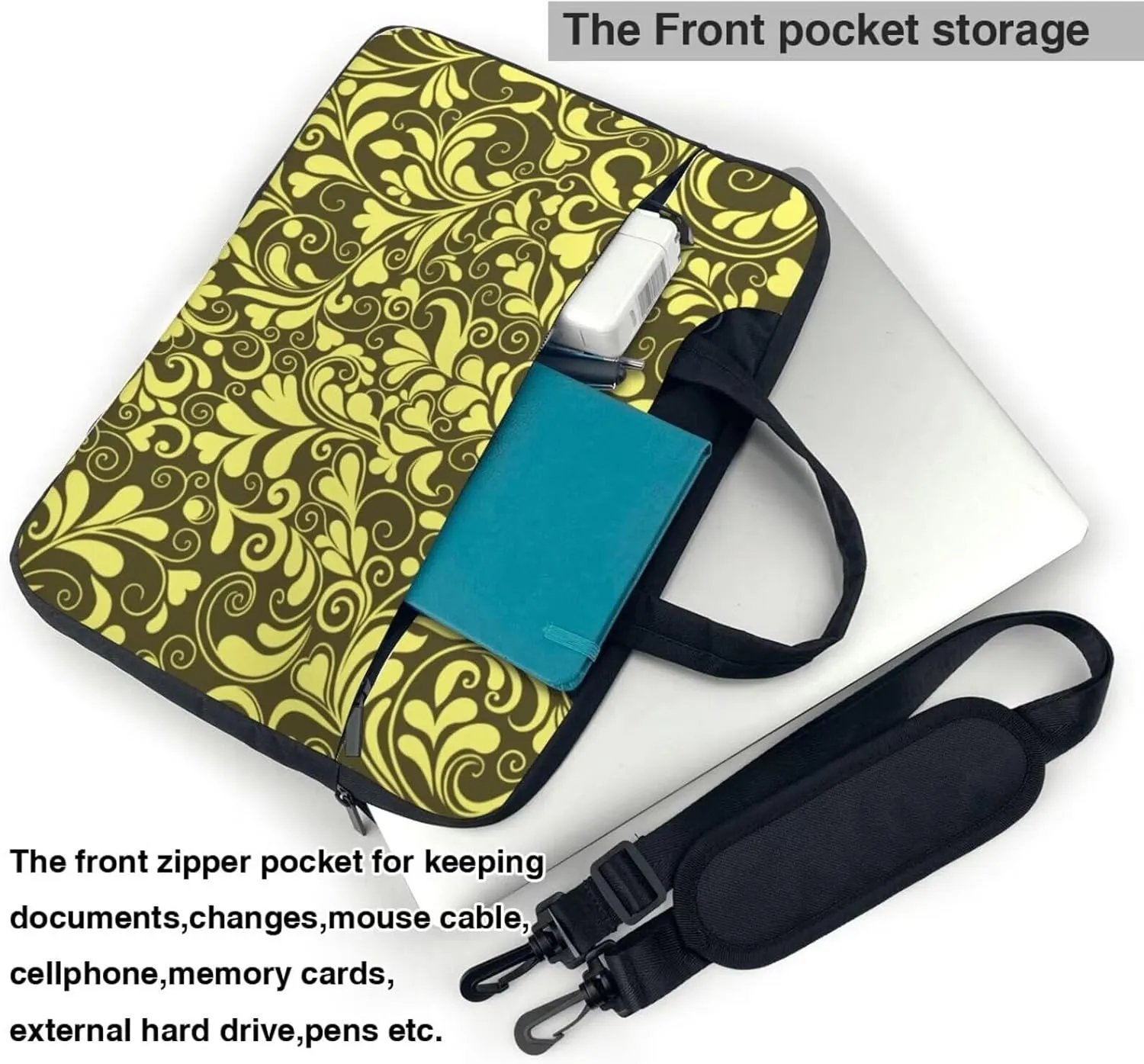 Ultra Thin Single Shoulder and Hand Held Laptop Bag for Couples, Laptop Case Laptop Sleeve Laptop Cover 13"-15.6"