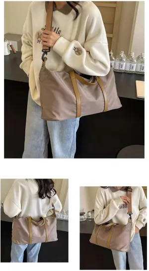 Unisex leisure travel bag, large capacity short-distance travel shoulder messenger bag