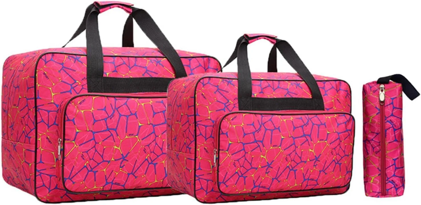 Universal Sewing Machine Carrier Bag for Travel and Storage, Rosy