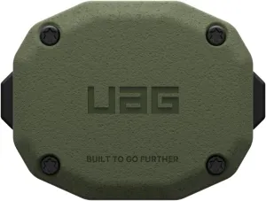 URBAN ARMOR GEAR UAG Designed for AirTag Case Essential Armor - 2-Way Hard Shell Lock Case AirTag Holder for Luggage & Bags, Water Resistant Anti-Lost Ultra Secure GPS Protective Cover, Olive Drab