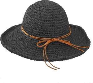 Urban CoCo Women's Wide Brim Caps Foldable Summer Beach Sun Straw Hats