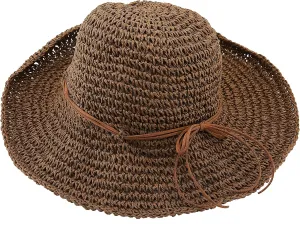 Urban CoCo Women's Wide Brim Caps Foldable Summer Beach Sun Straw Hats