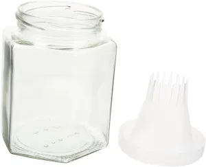 Vaguelly Glass Bottle for Fish Winter Catching Tool Portable Outdoor Shrimp Container Fish Holder Reusable Storage Comfort Grip for Camping