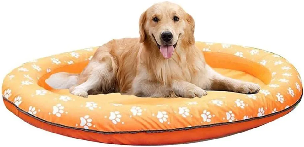 VALINK Inflatable Dog Pool Float, Inflatable Pet Floating Row, Dog Swimming Pool Water Toys Floating Rafts Inflatable Pet Pool Float Summer New