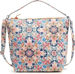 Vera Bradley Women's Cotton Oversized Hobo Shoulder Bag