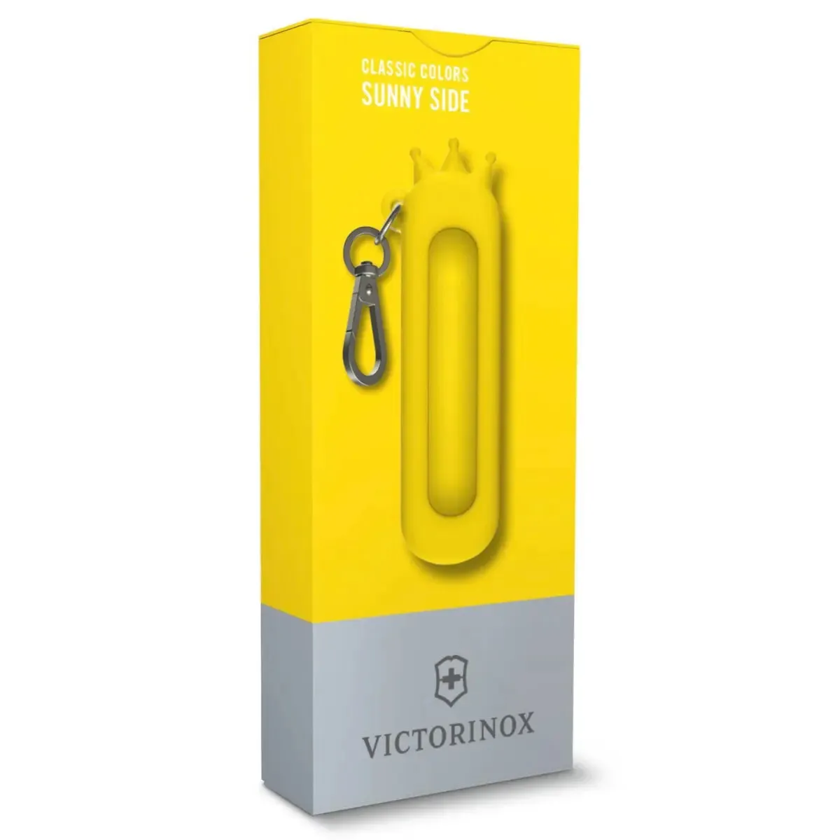 Victorinox Classic 7 cm Swiss Army Knife Silicon Case - Sunny Side (Crown Design)