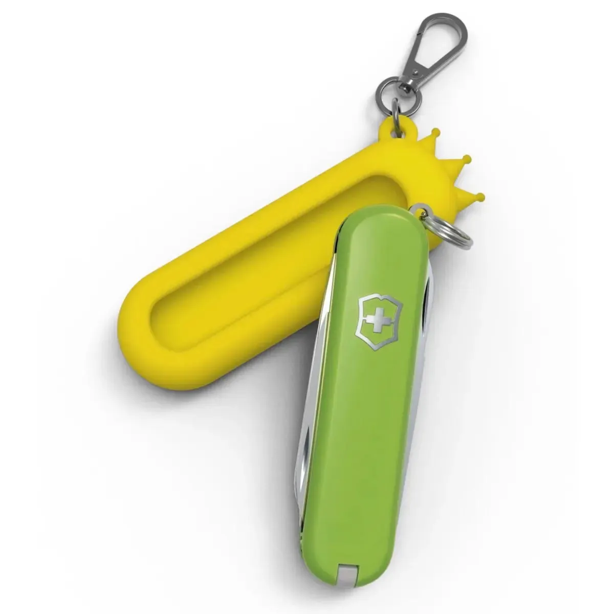Victorinox Classic 7 cm Swiss Army Knife Silicon Case - Sunny Side (Crown Design)