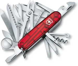 Victorinox Swiss Army Multi-Tool, SwissChamp XLT Pocket Knife, Ruby