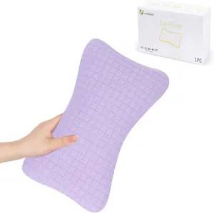 vocheer 11x7in Mini Travel Pillow, Small Pillows for Sleeping, Tiny Pillows for Neck, Wrist, Lumbar and Knee, Pets Pillow, Cotton, Cover Removable, Machine Washable (Purple-1PC)
