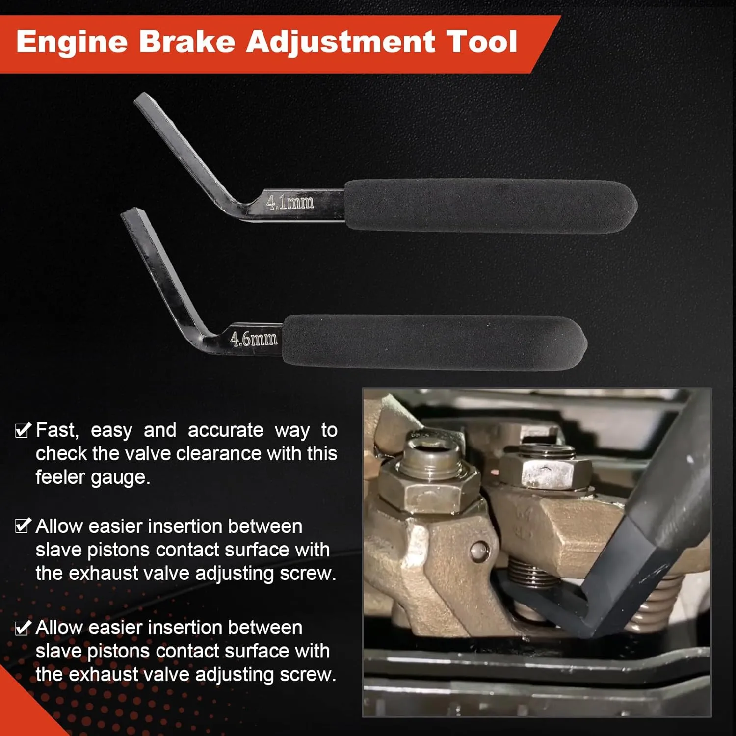W470589104000 for Detroit Diesel DD15 DD16 Engine Camshaft Timing Tool TDC Locating Pin Brake Adjustment Tool Barring Tool Fuel Line Socket Heavy Duty W470589001500 W470589046300