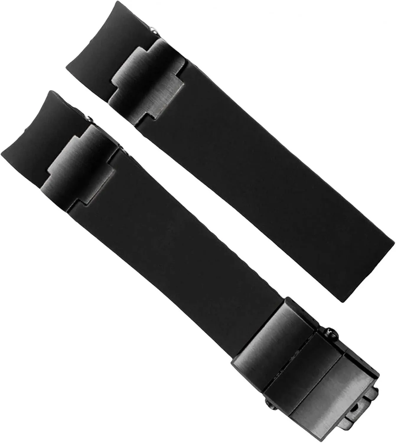 Waterproof Curved End Rubber Watch Band For Ulysse Nardin 263 DIVER strap belt watch Bracelets