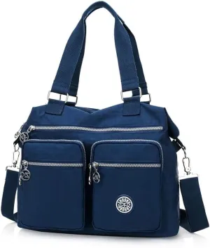 Waterproof polyester cloth shoulder bag women's large capacity crossbody bag handbag