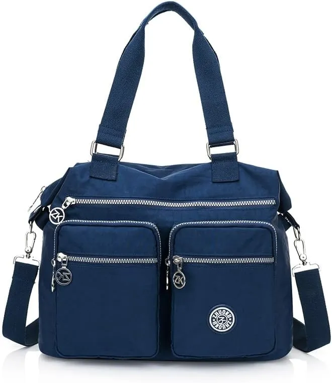 Waterproof polyester cloth shoulder bag women's large capacity crossbody bag handbag