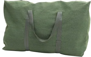 Weekender Bag Large Duffle Bag for Travel Household Use Canvas Material Smooth Zipper Random