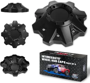 Wheel Center Hub Caps for Fuel Offroad Replacement Center Hubcaps for # 1002-53B M-447 Rims, Set of 4 Matte Black, Premium ABS Material, Recommended for Off-Road Tuning Enthusiasts