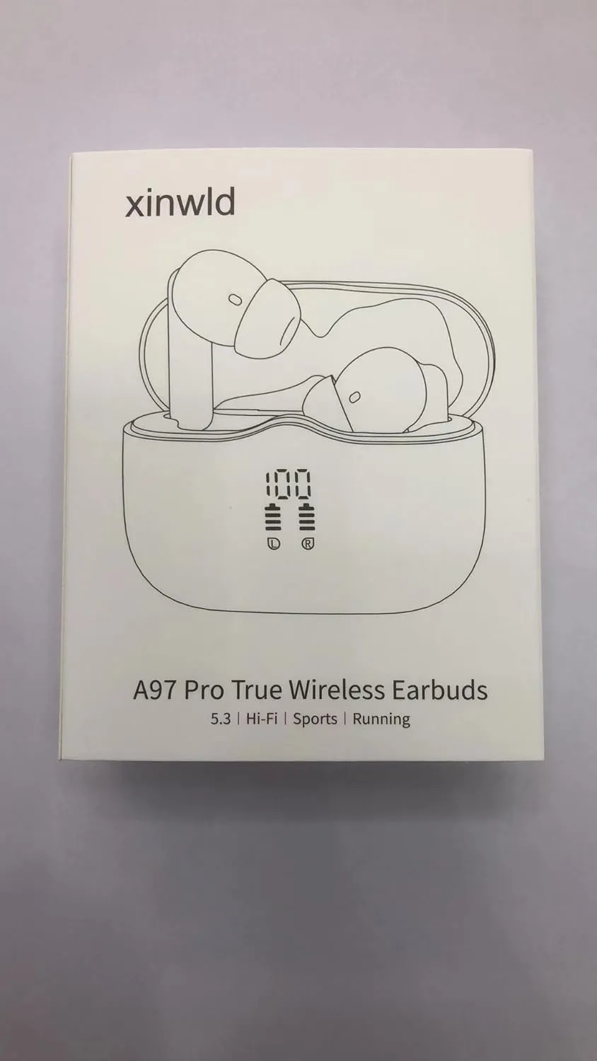 Wireless Earbuds, 2025 Bluetooth 5.4 Headphones in Ear with 4 ENC Noise Cancelling Mic, New Wireless Earphones HiFi Stereo Deep Bass 40H Playtime, LED, in-Ear Bluetooth Ear Buds IP7, Dark Gery