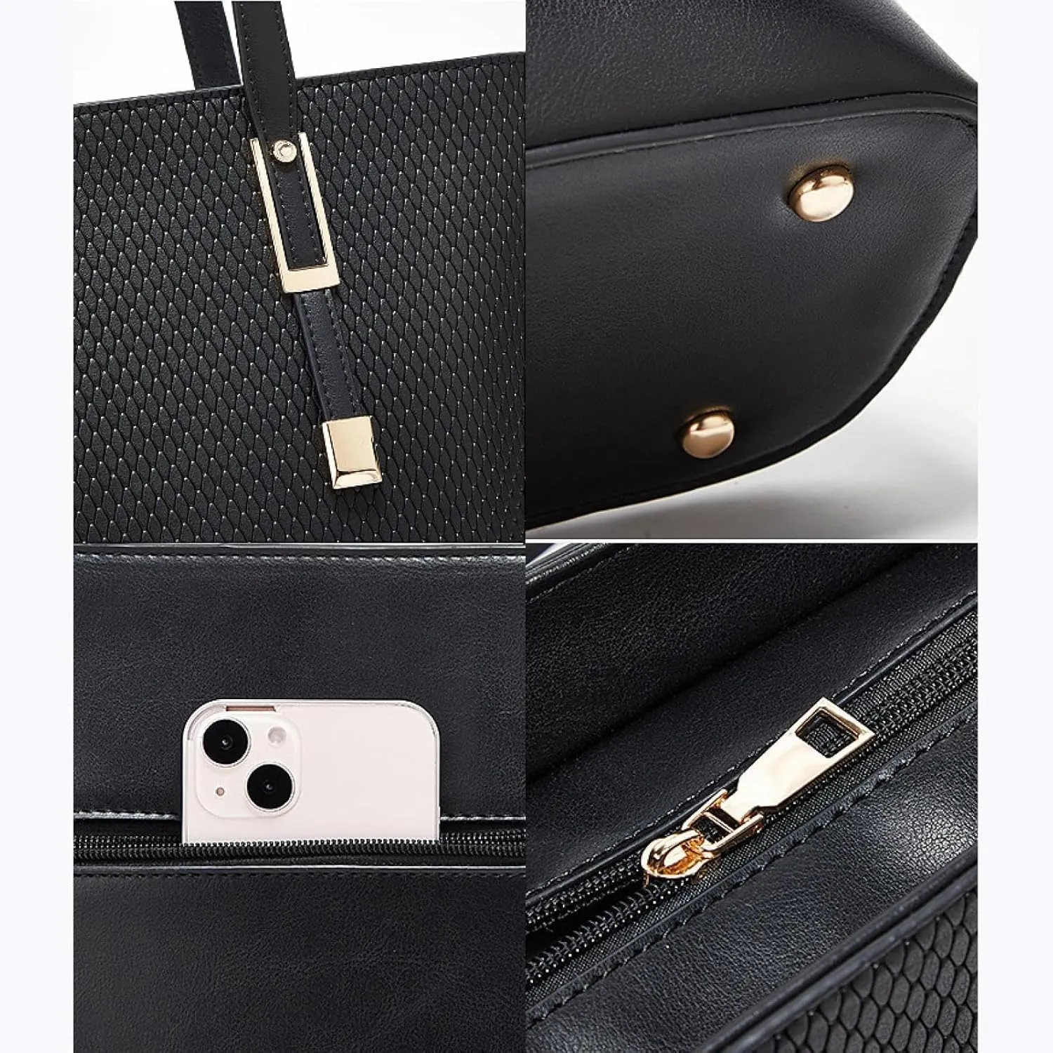 Women's 3-piece set mother bag large capacity handbag multifunctional bag