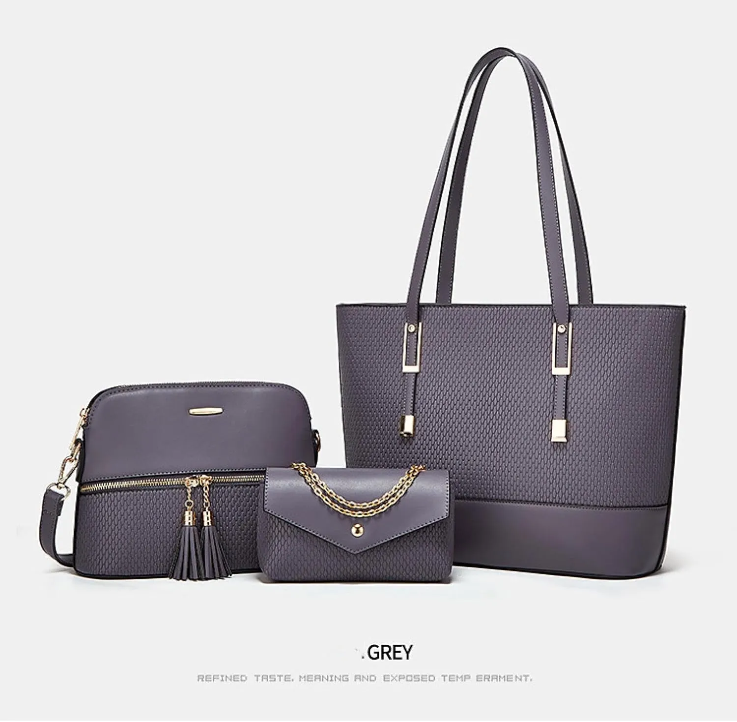 Women's 3-piece set mother bag large capacity handbag multifunctional bag