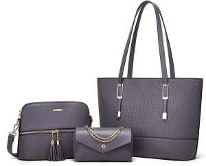 Women's 3-piece set mother bag large capacity handbag multifunctional bag