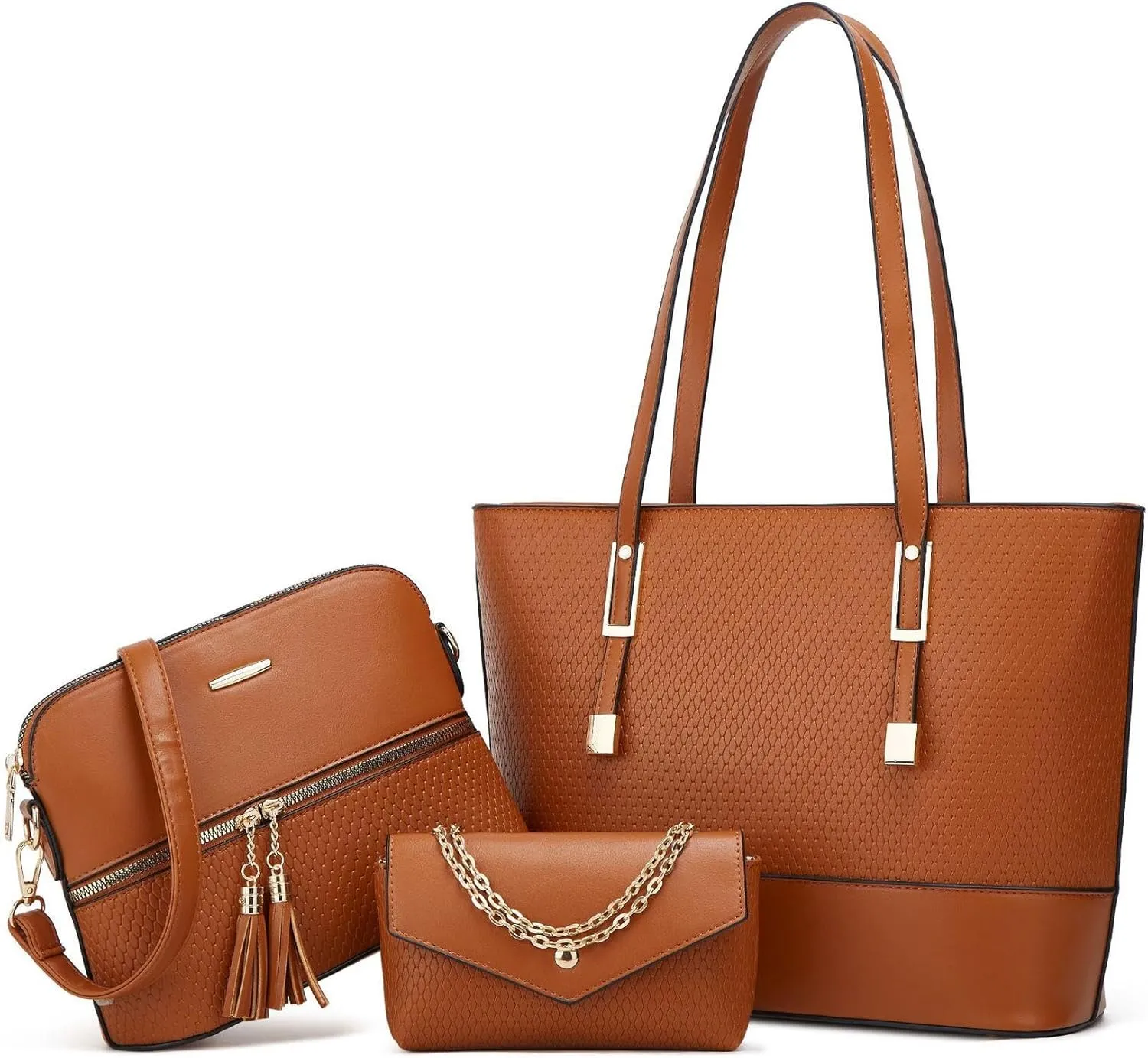 Women's 3-piece set mother bag large capacity handbag multifunctional bag