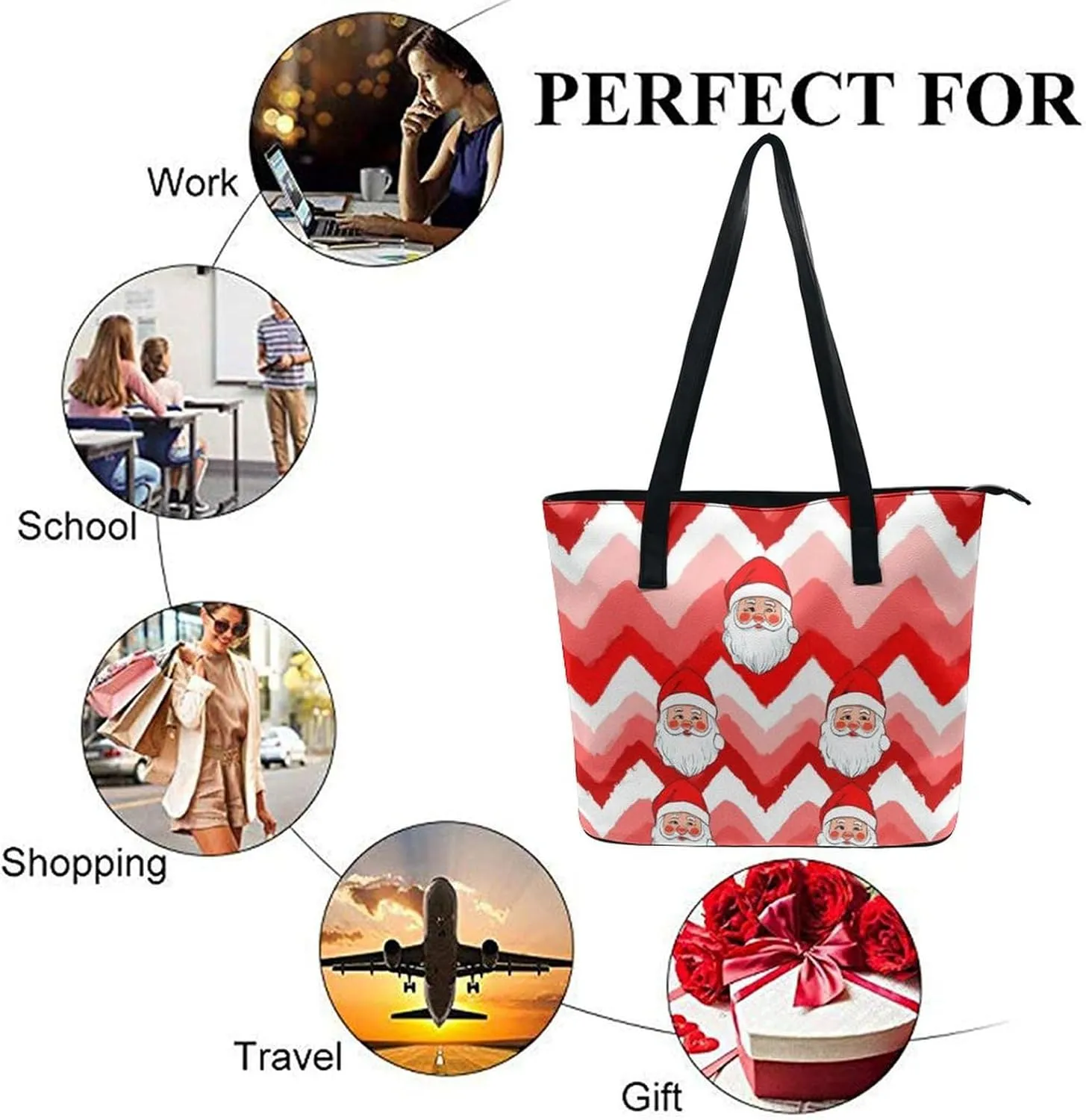 Women's Large Capacity Travel Tote Bag Waterproof Durable Shopping Handbag