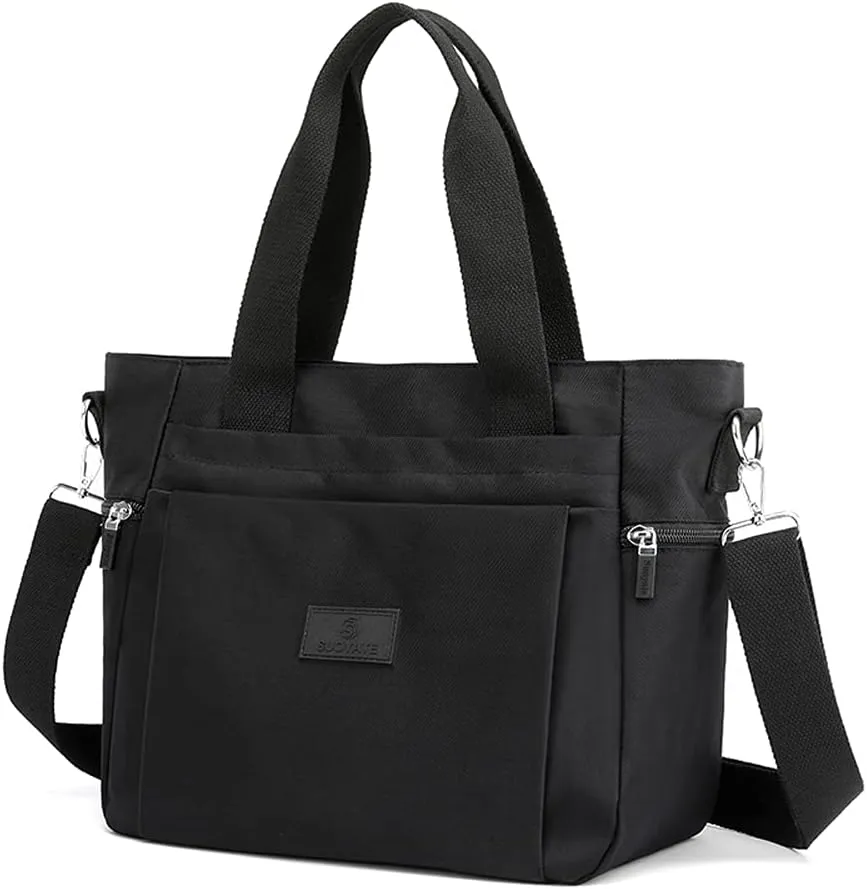 Women's Nylon Handbags Shoulder Bags Ladies Casual Top Handle Handbag Shopper Tote Purse