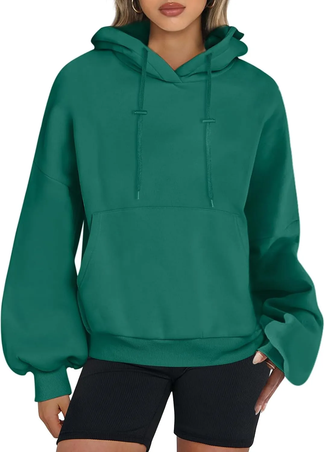 Womens Oversized Hoodies Casual Long Sleeve Fleece Sweatshirts Pullover Sweaters Teen Girls Preppy Tops Clothes