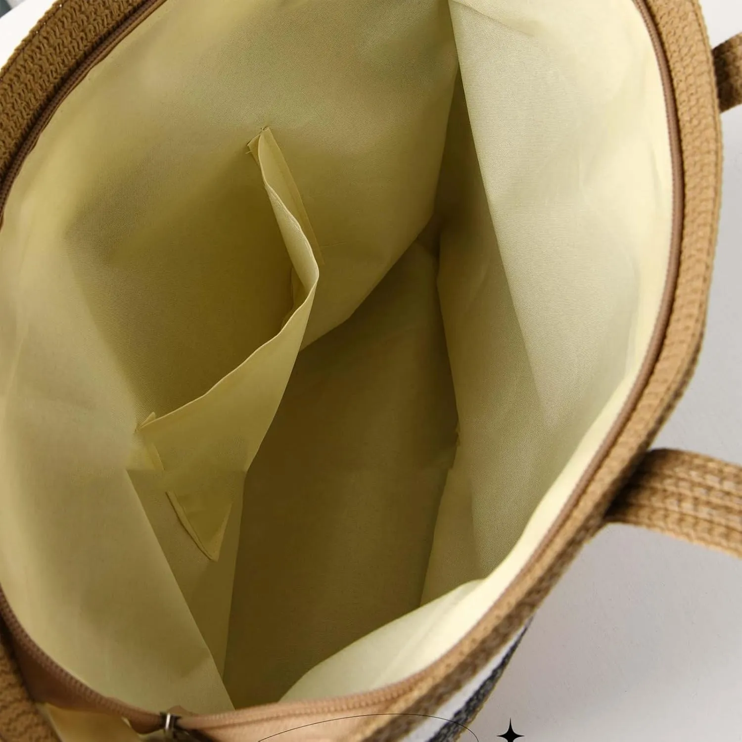 Womens Straw Beach Bag Straw Sun Hat Wide Brim Beach Hat Summer Shoulder Bag Set