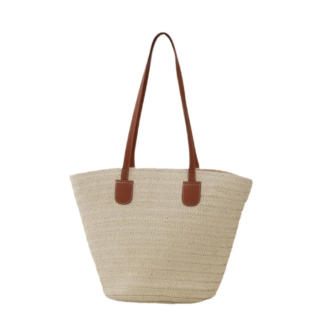 Women's Straw Woven Beach Large Capacity Shoulder Bags