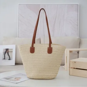 Women's Straw Woven Beach Large Capacity Shoulder Bags