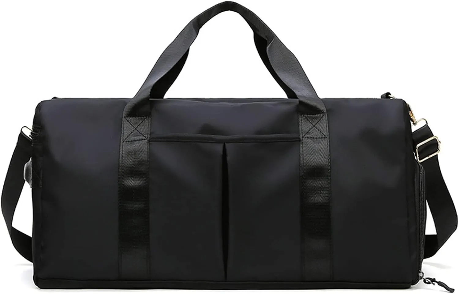 Women's Waterproof Yoga Sports Large Travel Shoulder Gym Fitness Training Large Capacity Tote Bag with Shoe Compartment