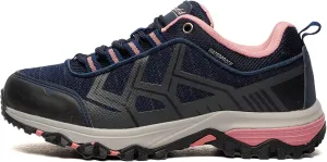 Womens/Ladies Wychwood Low WP Walking Shoes (7) (Navy/Pink)