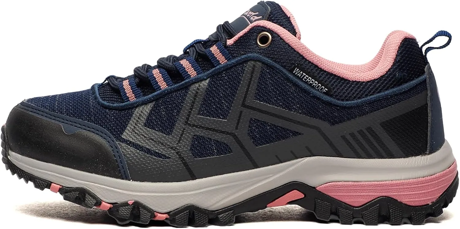 Womens/Ladies Wychwood Low WP Walking Shoes (7) (Navy/Pink)