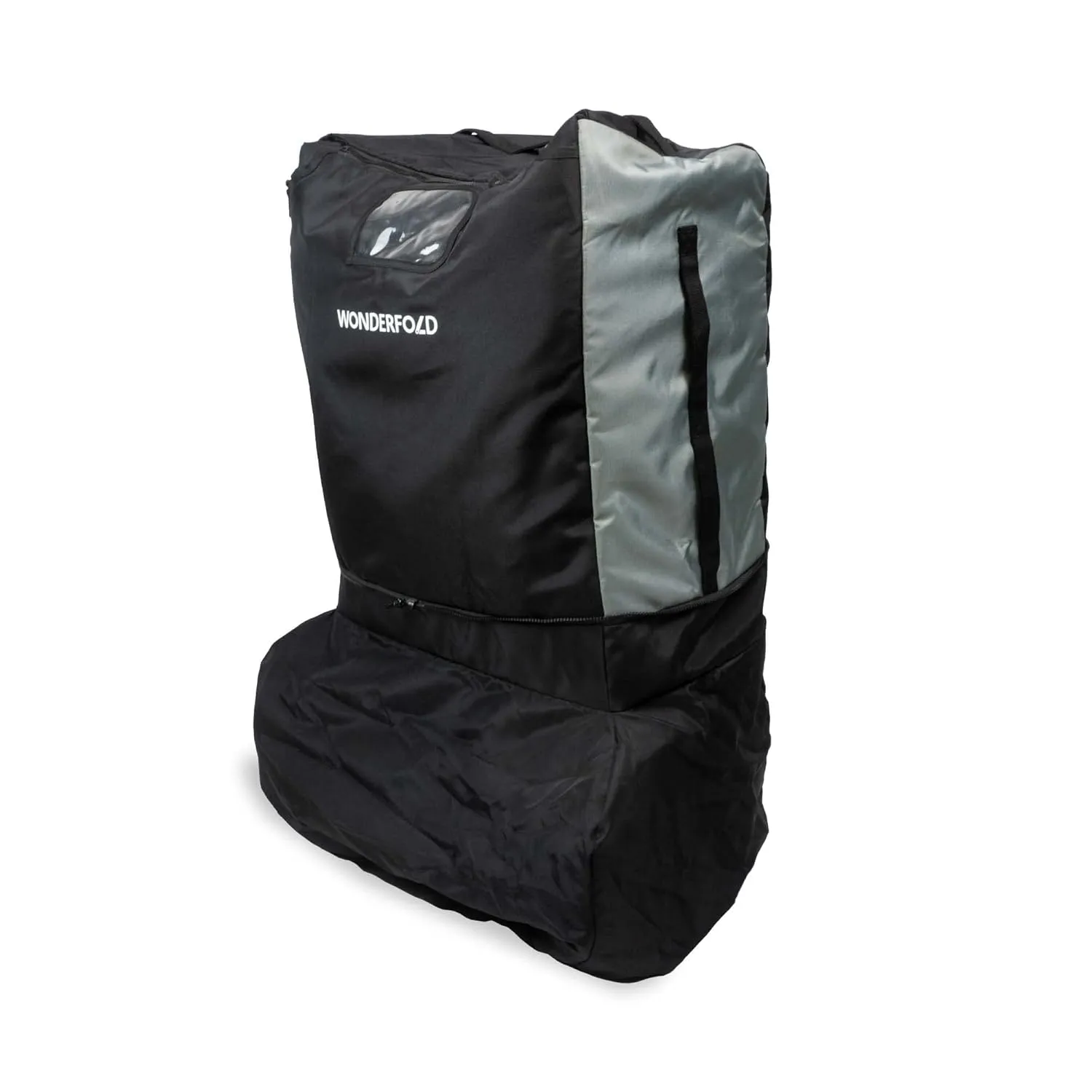 WONDERFOLD Stroller Wagon Travel Cover Featuring Front Storage Pocket, Inner Storage Pocket for Rear Basket and Canopy, and an Optional Wheel Cover (Fits Only W2)