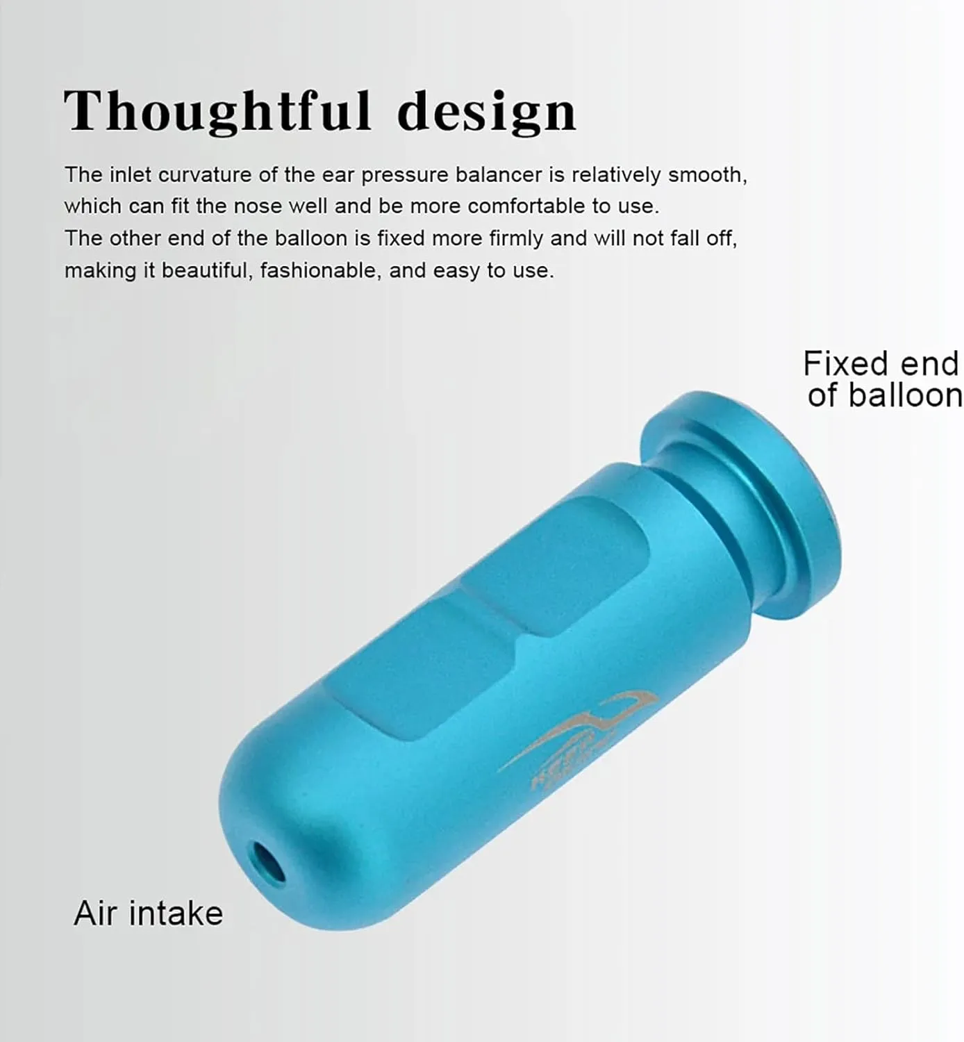 WYYHAA Ear Equalization Training Tool, Aluminum Alloy Underwater Apnea Auxiliary Practing Tool with 3 Balloons and Storage Box
