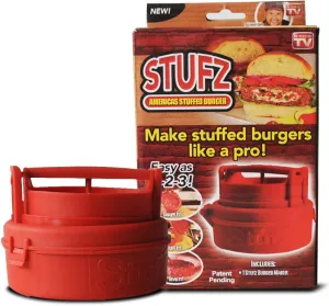 XM00099 Stufz Stuffed Press Sealed Sliders Regular Burgers Pat, red