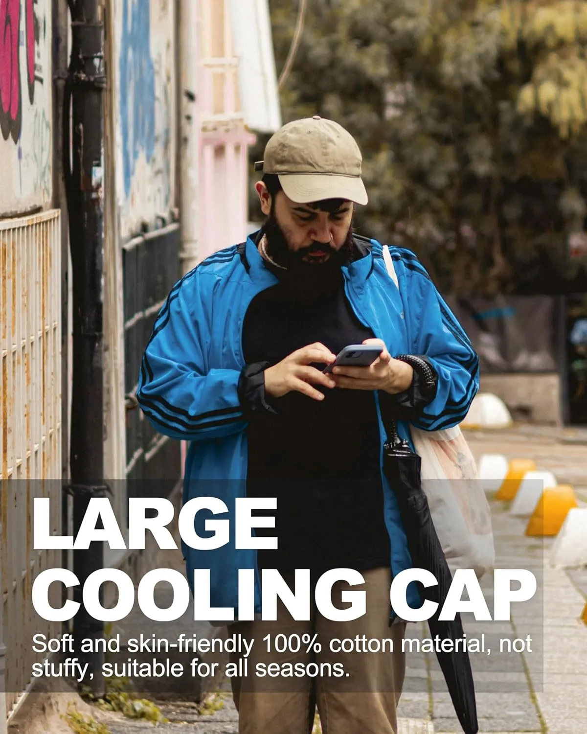 XXL Oversize Washed Denim Baseball Cap,Low Profile Jean Sports Cap for Big Heads 23.5"-25.5",Large Pigment Dyed Dad Hat