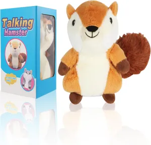 XYH Toddler Toys Talking Hamster Repeats What You Say, Electronic Pet Talking Plush Toy, Ideal for Kids, Also Gift of Christmas.