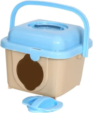 YARNOW Hamster Travel Cage Small Kennel for Pet Carrier Box Handle for Hamster Gerbil Chinchilla Squirrel