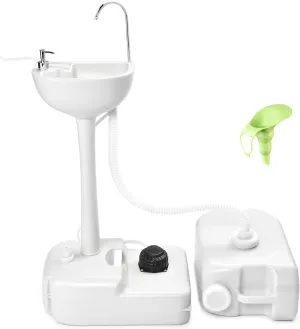 Yescom 17L Portable Camping Sink 24L Water Tank for RV Travel Outdoors
