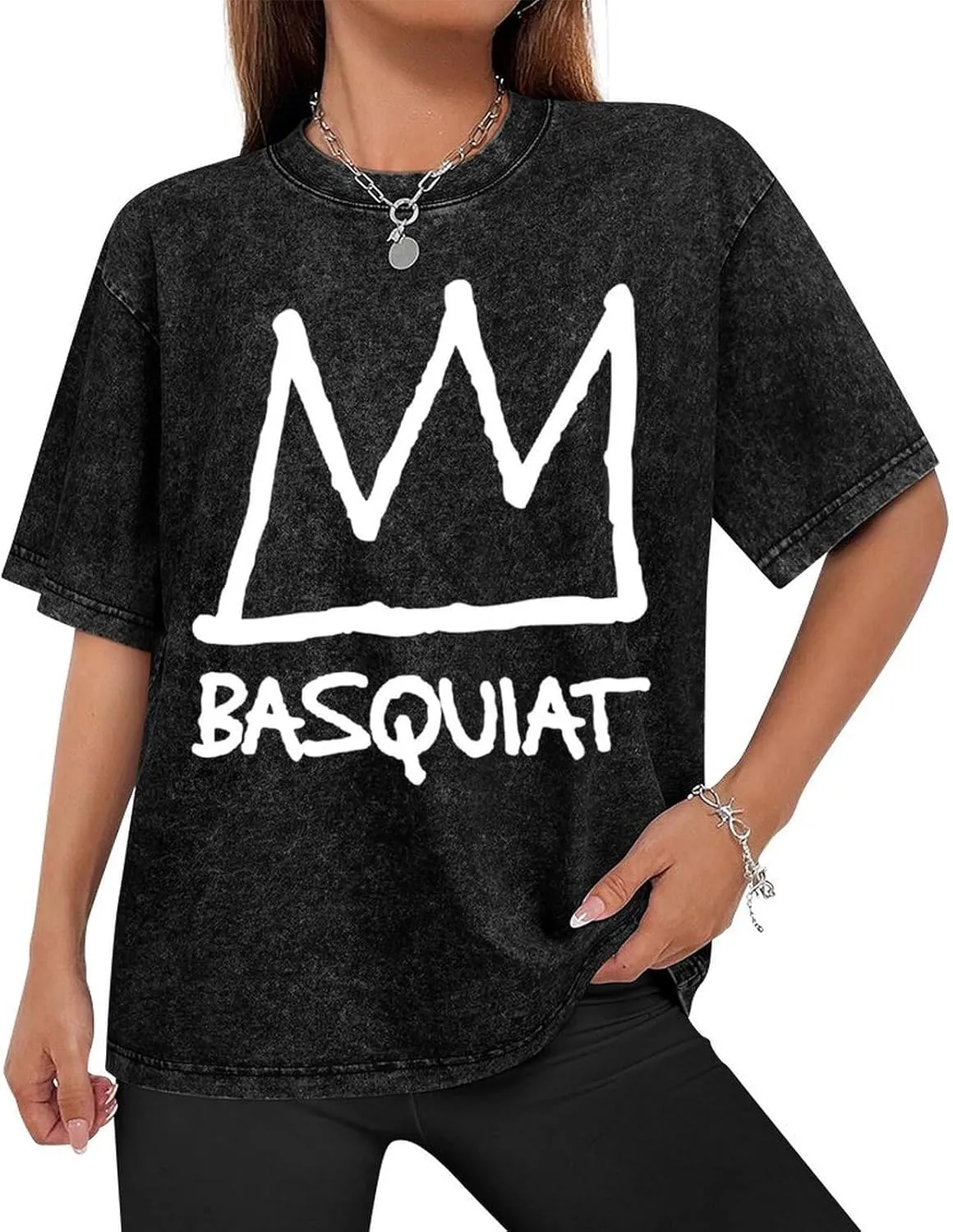 Youth & Adult Men's Short Sleeve T Shirts, Retro Oversized Crewneck Top T Shirt