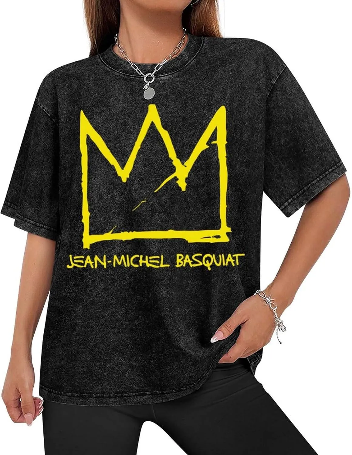 Youth & Adult Men's Short Sleeve T Shirts, Retro Oversized Crewneck Top T Shirt