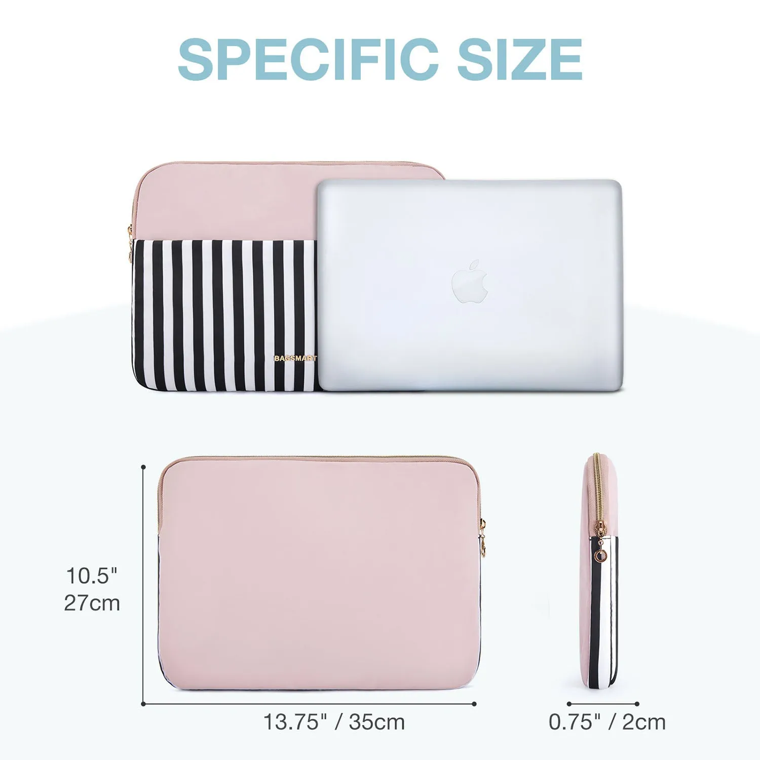 Zebra Laptop Sleeve Briefcase