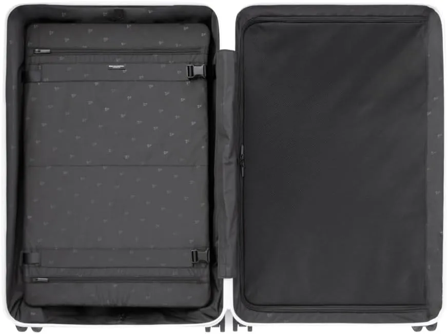 ZERO Halliburton Classic Lightweight 4.0 Large Hardside Travel Case, 30-Inch, Four Dual Spinner Wheels, TSA Accepted Lock, Telescoping Pull Handle, 83L, Matte Finish- Black